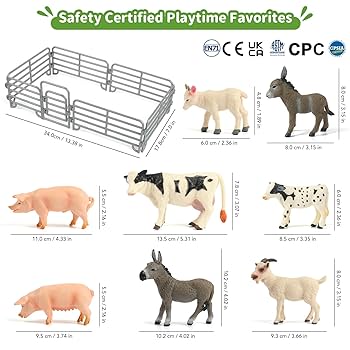 農場の動物の置物 Amazon.co.jp: 農場の動物のおもちゃ、リアルな農場の動物の置物